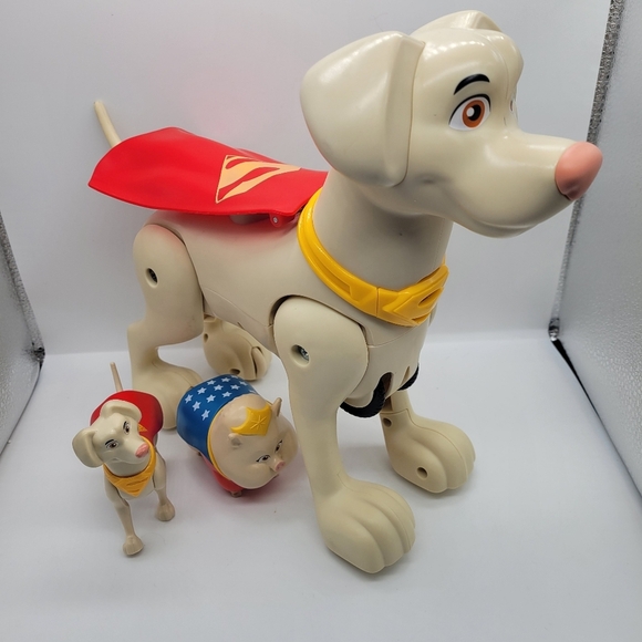 Lot of 3 Wonder Pets , Super Dog Woman Pig Figures Big Dog Talks & Moves Works! - Picture 1 of 14